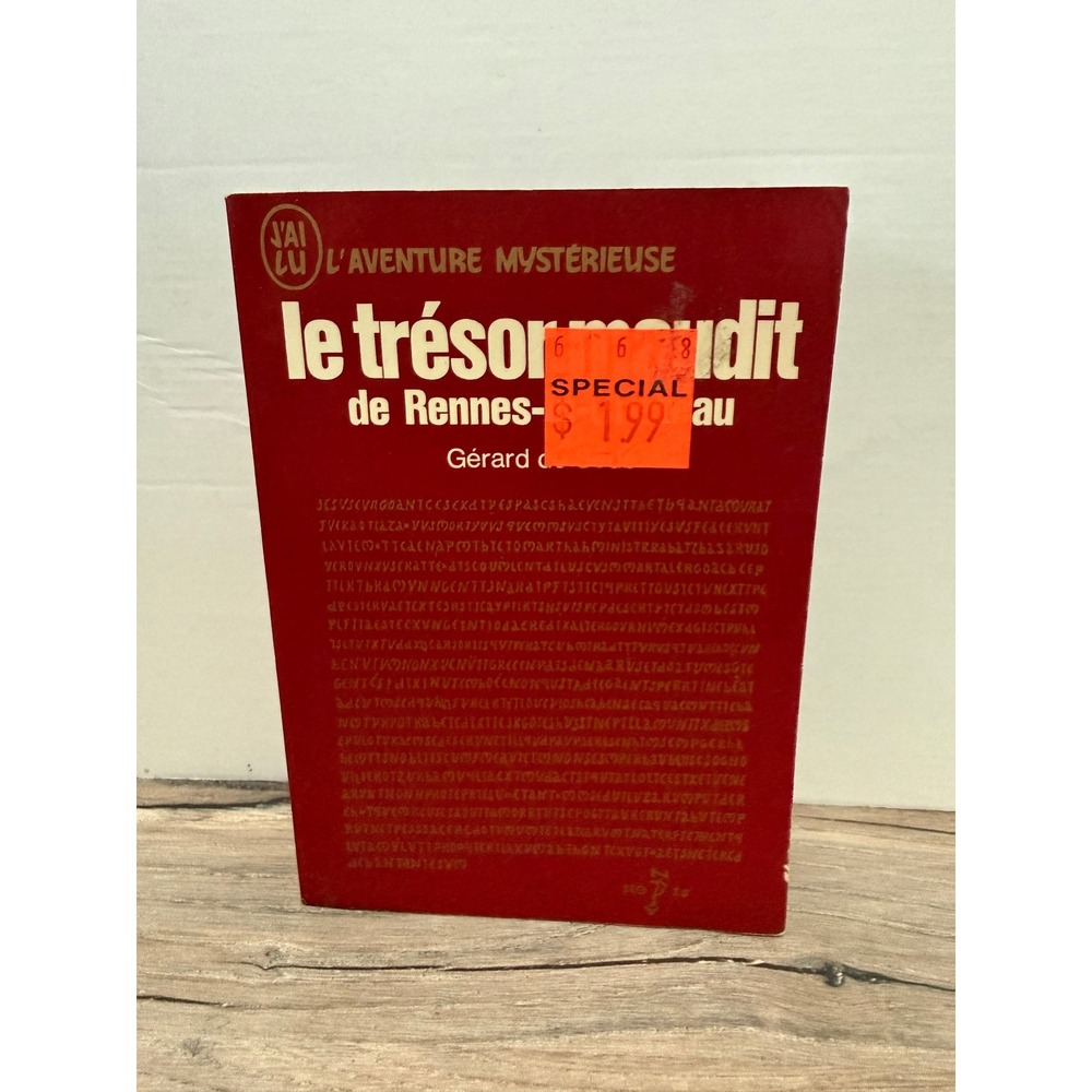 Le Tresor Maudit de Rennes-le-Chateau Gerard de Sede French Paperback A196